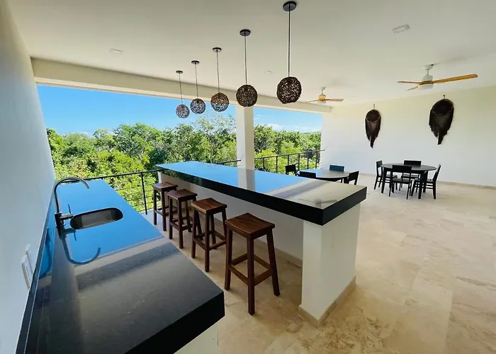 Plunge Pool And Swim-up - Aldea Zama Apartment Tulum